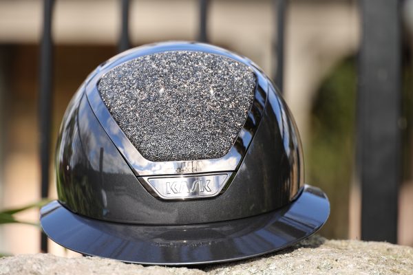 Helmet Regulation Changes - Custom Kask Star Lady Pure Shine Chrome Anthracite Swarovski Midnight